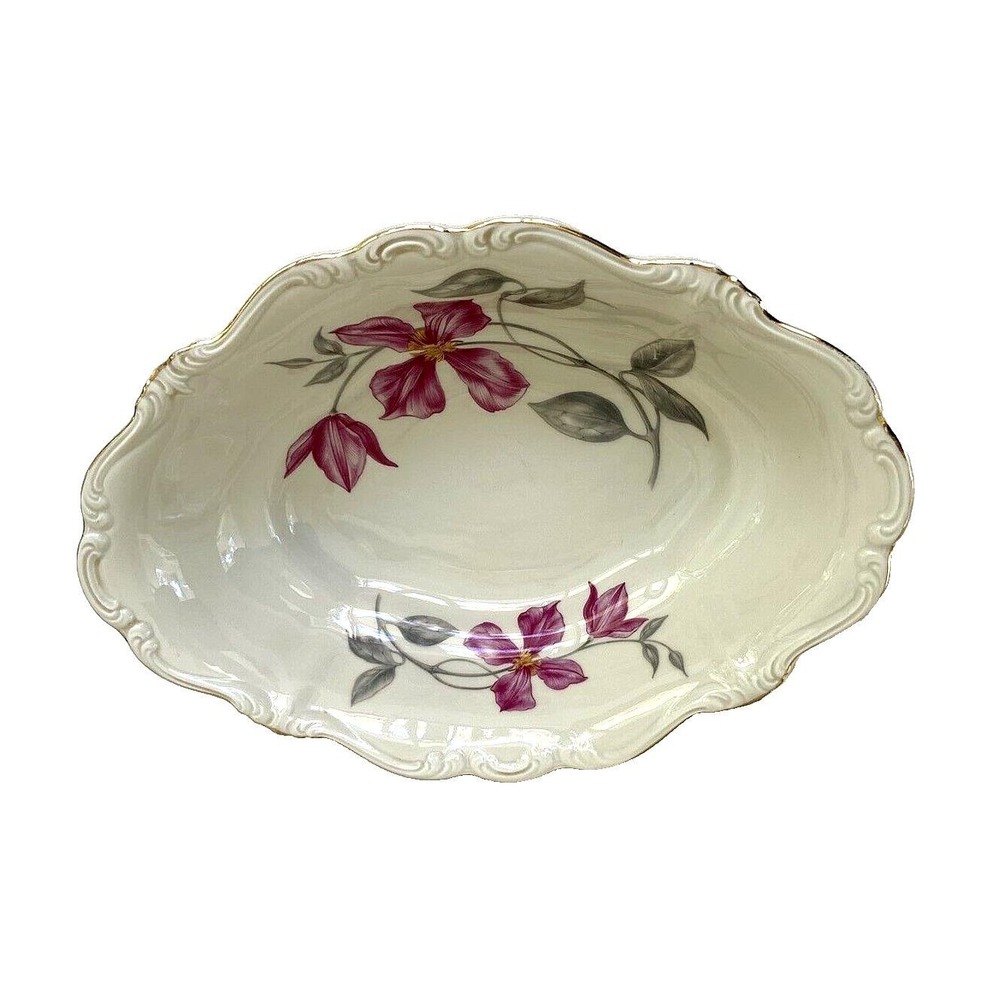 Rosenthal Pompadour Beatrice 10 3/4" Oval Serving Dish Very Good Condition